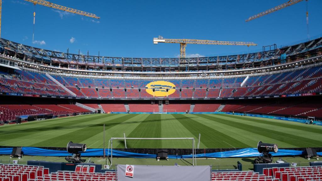 Interior del Camp Nou en una imagen de archivo