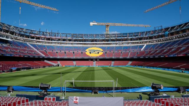 Interior del Camp Nou en una imagen de archivo