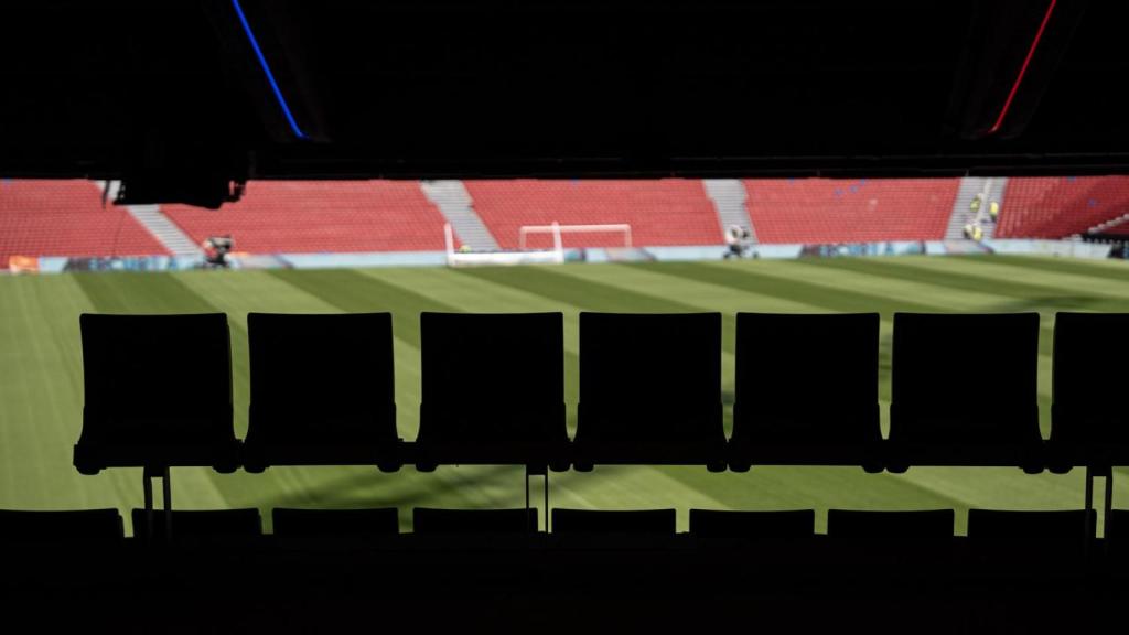 Zona de gardas del Sptoify Camp Nou