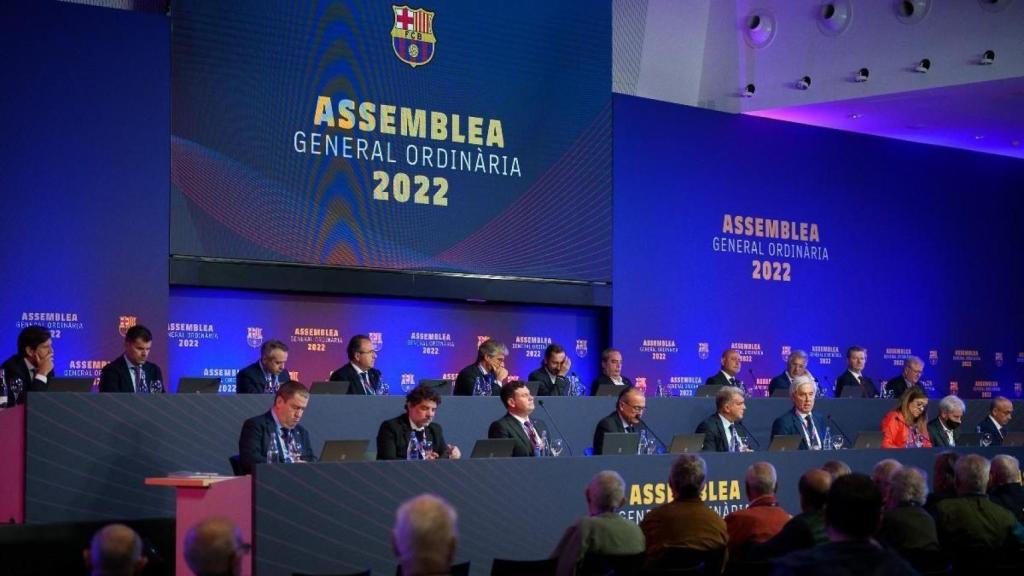 La asamblea general ordinaria de socios del Barça en 2022