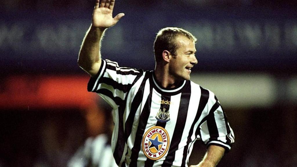 Alan Shearer con el Newcastle United
