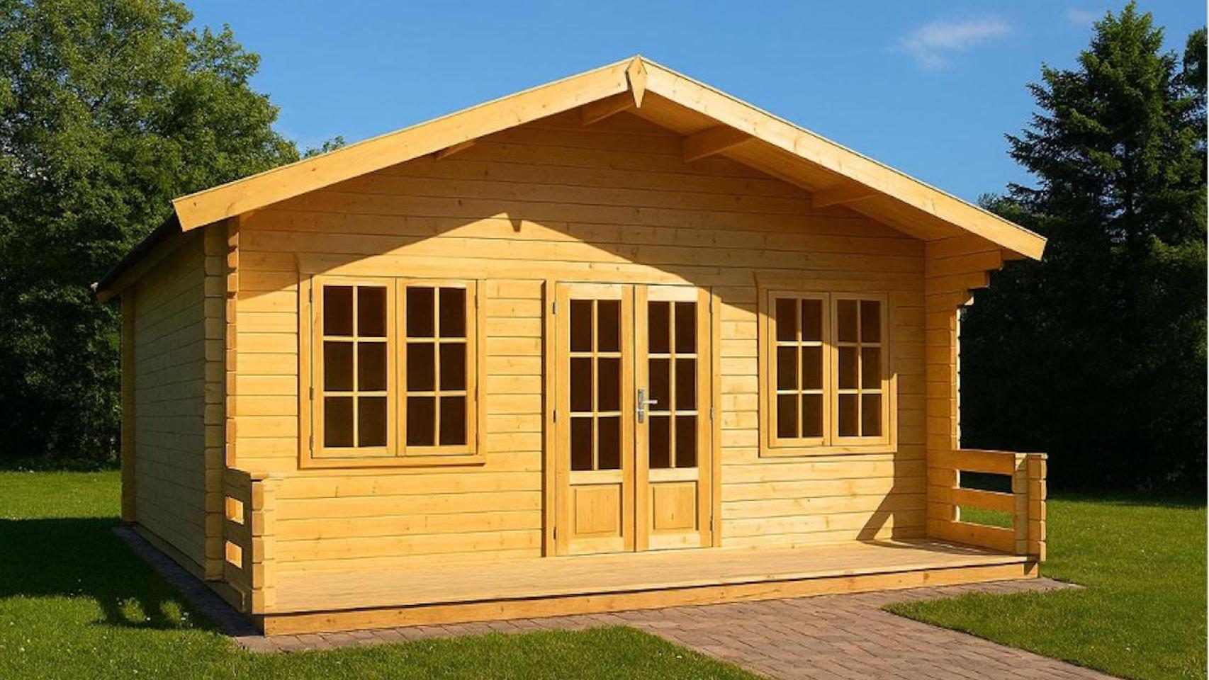 Casa de madera prefabricada