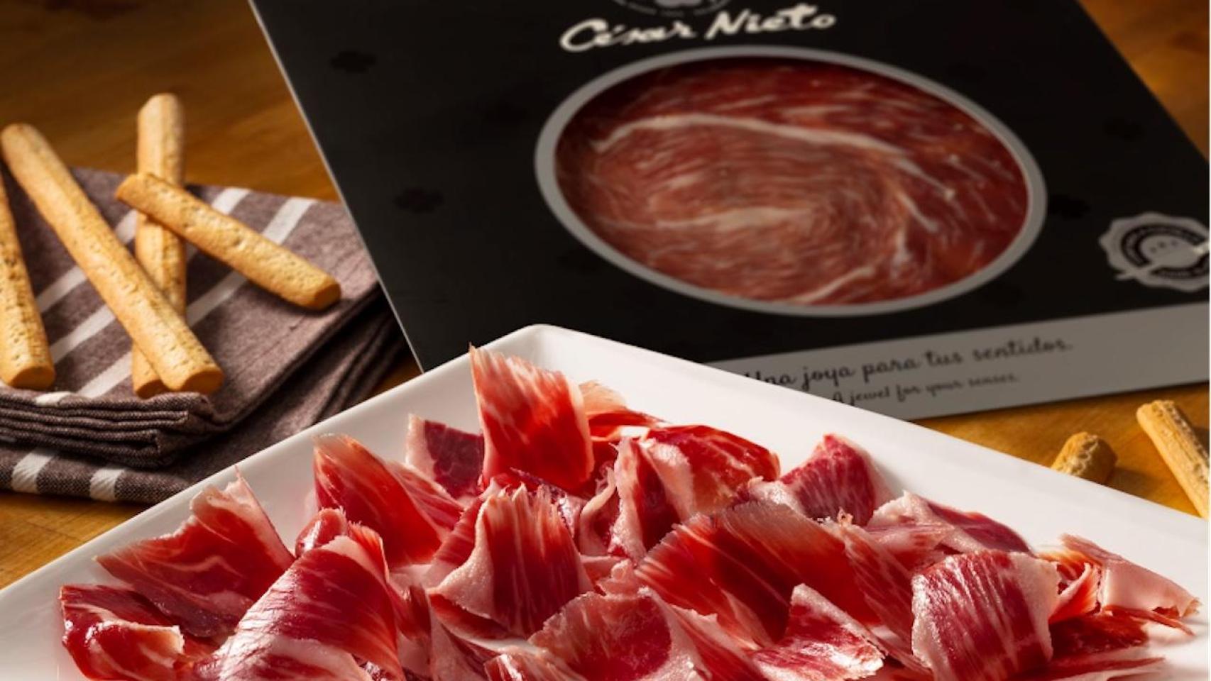 Plato de jamón ibérico