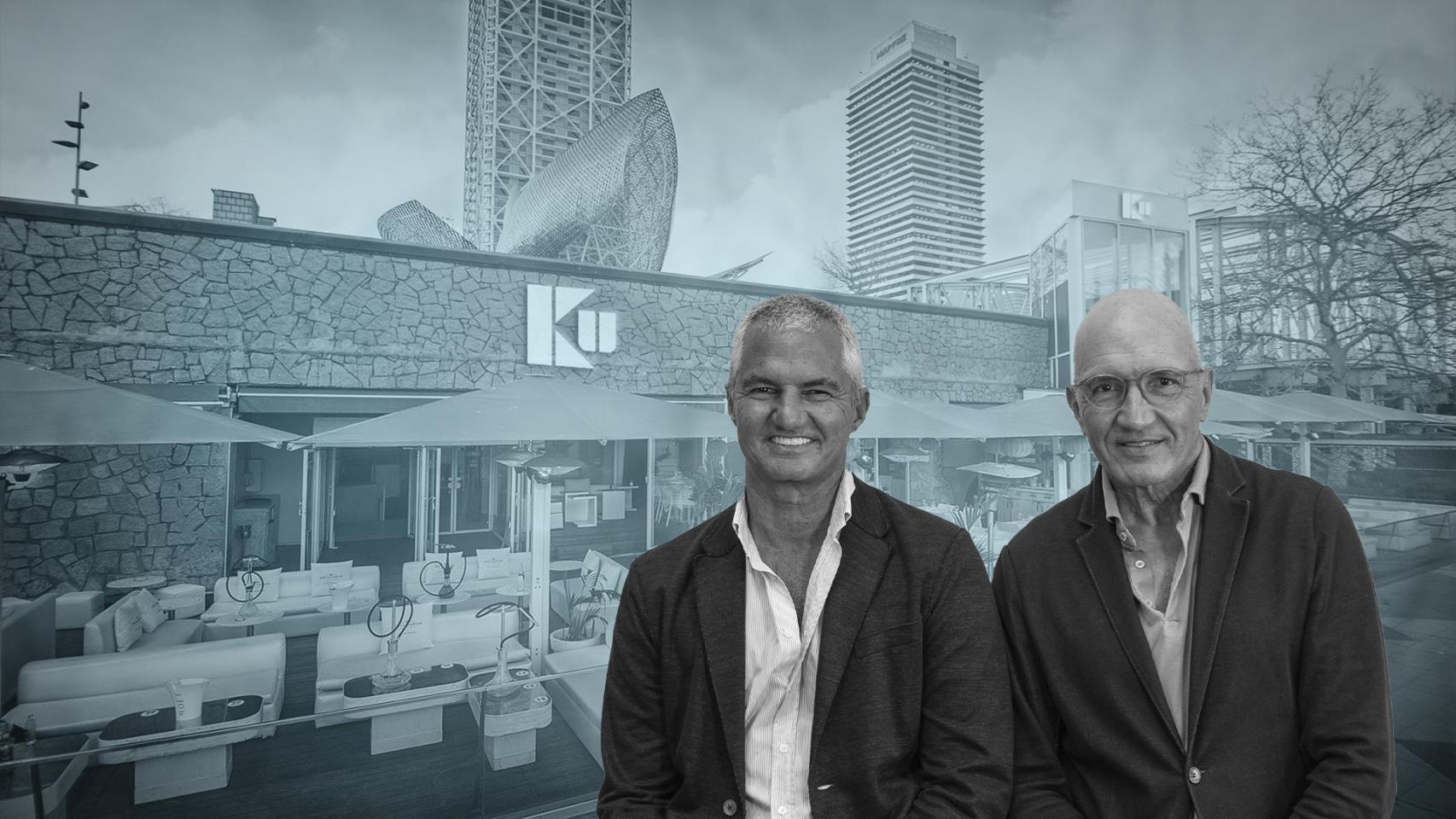 Javier (i) y Ramón Bordas (d), propietarios de KU Barcelona, la nueva discoteca antes conocida como Pacha