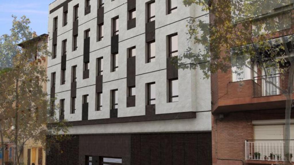 Render de les noves promocions d'habitatge públic a Barcelona