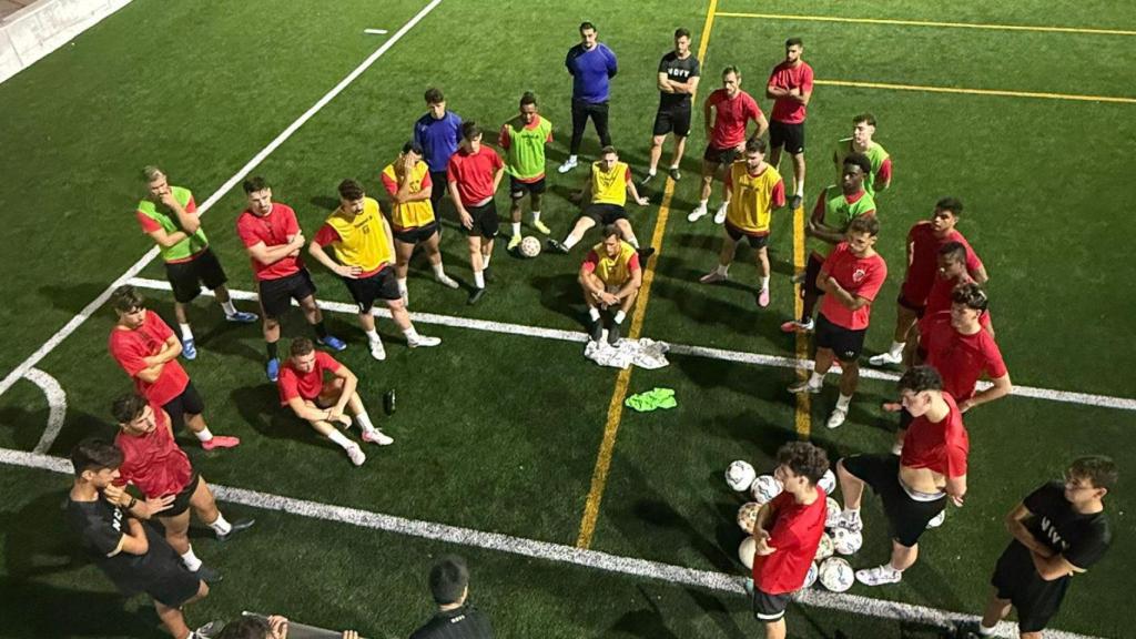 Entrenamiento del Racing Vallbona