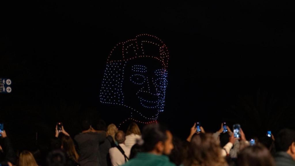 L'espectacle de drones per La Mercè de Barcelona 2025