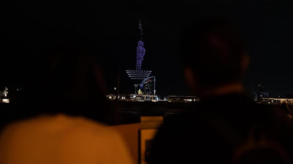 El espectáculo de drones de La Mercè 2025