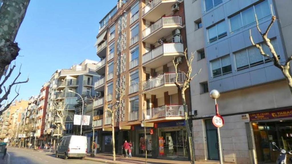 La calle Enric Prat de la Riba de L'Hospitalet