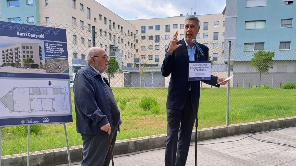 Presentación de la promoción de vivienda pública en Canyadó