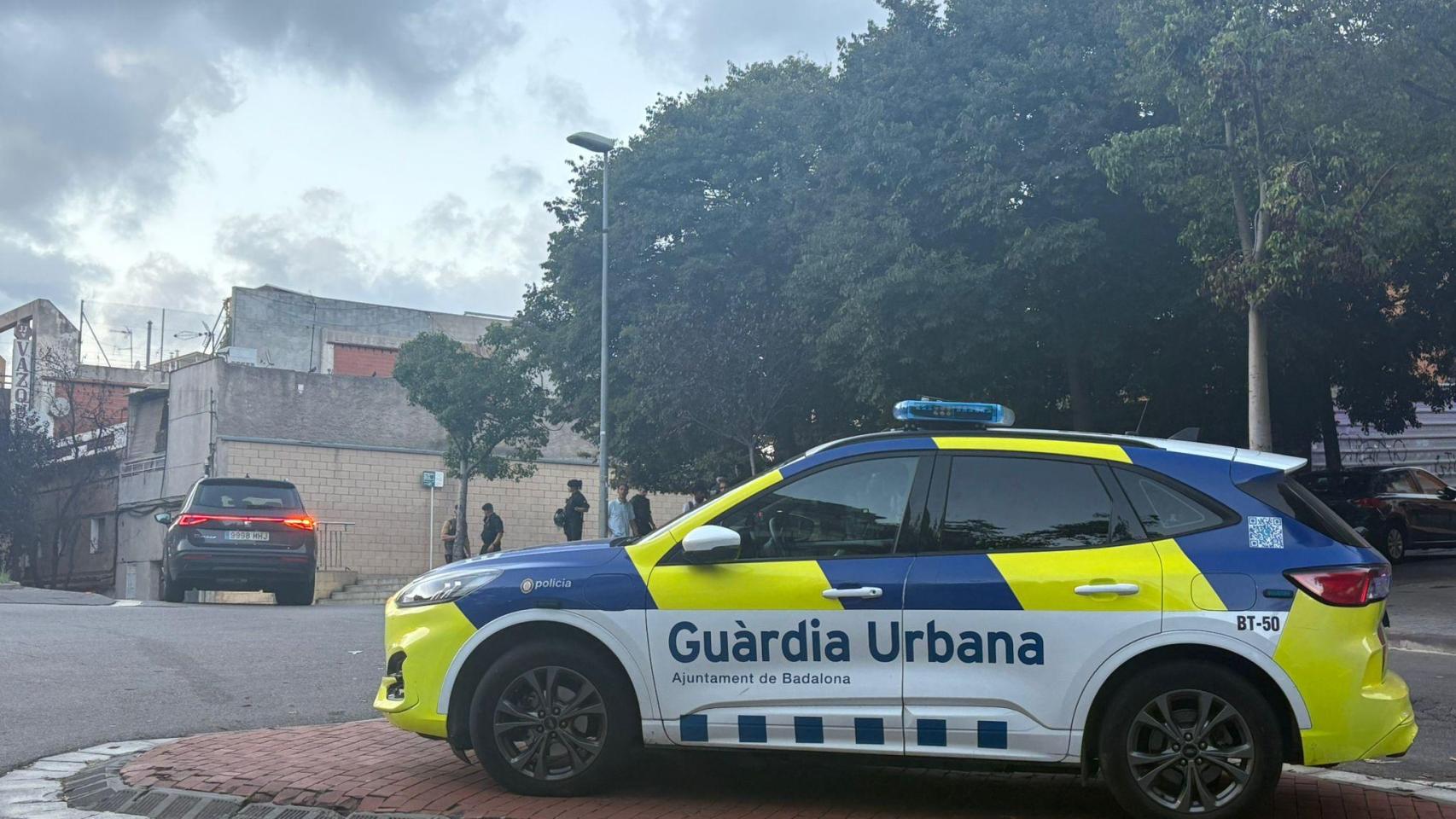 Un coche de la Guardia Urbana