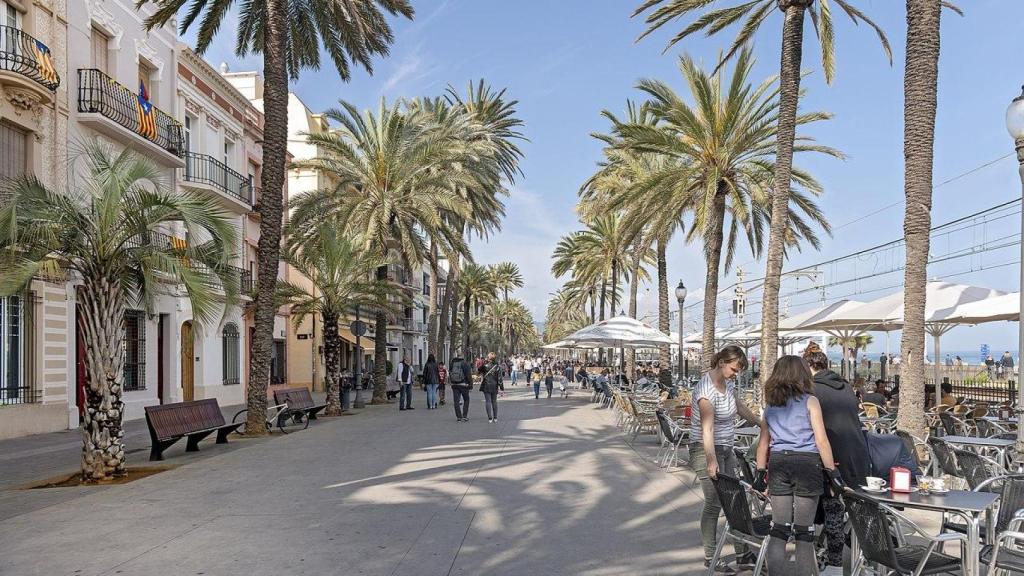 Imagen de archivo de la Rambla de Badalona
