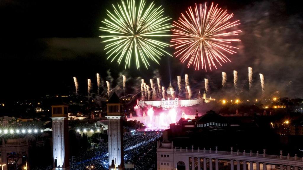 El Piromusical de La Mercè 2025 de Barcelona