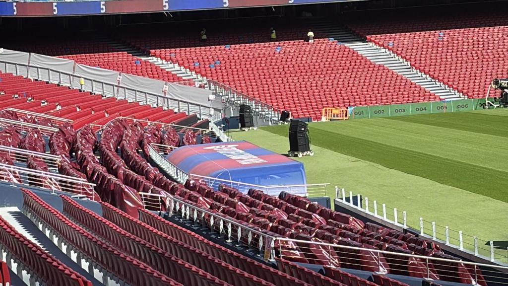 Los asientos Vip del nuevo Camp Nou en la denominada 'Players Zone'