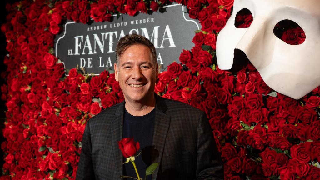 Carlos Latre en el estreno del Fantasma de la Ópera