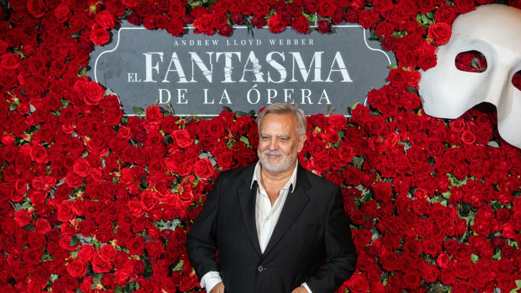Enrique del Pozo en el estreno del Fantasma de la Ópera
