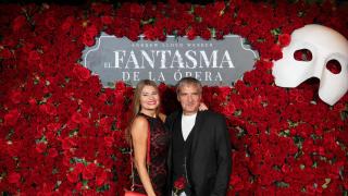 María Lapiedra en el estreno del Fantasma de la Ópera