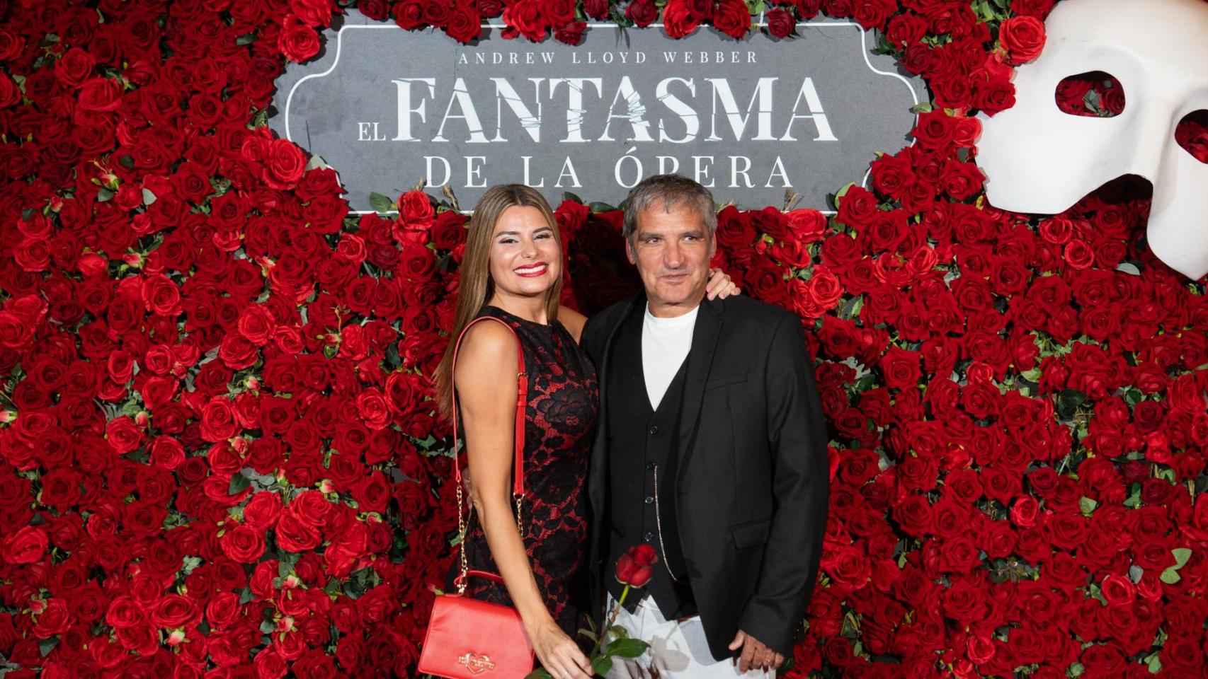 María Lapiedra en el estreno del Fantasma de la Ópera