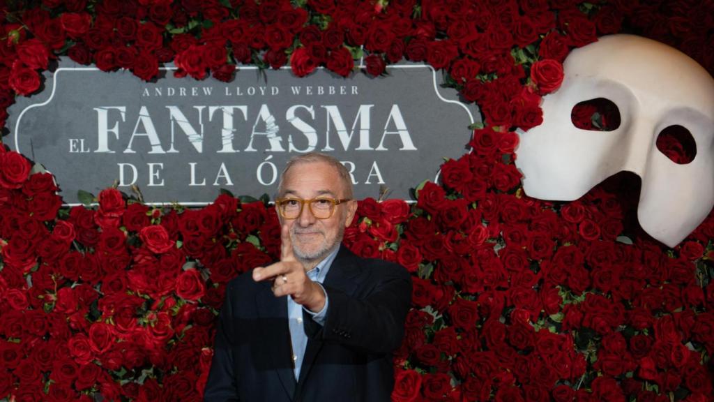 Xavier Sardà en el estreno del Fantasma de la Ópera