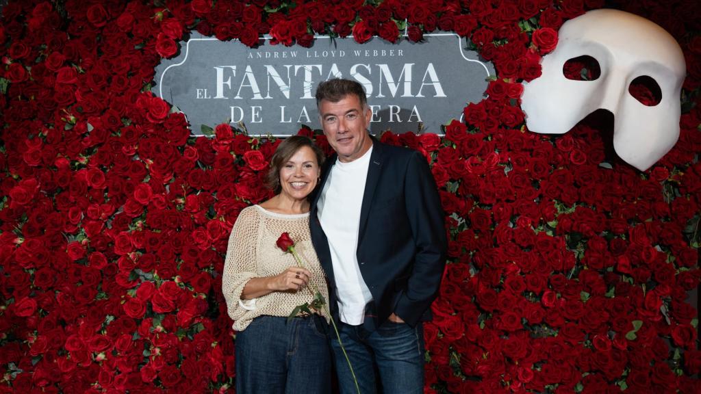 Pep Plaza en el estreno del Fantasma de la Ópera