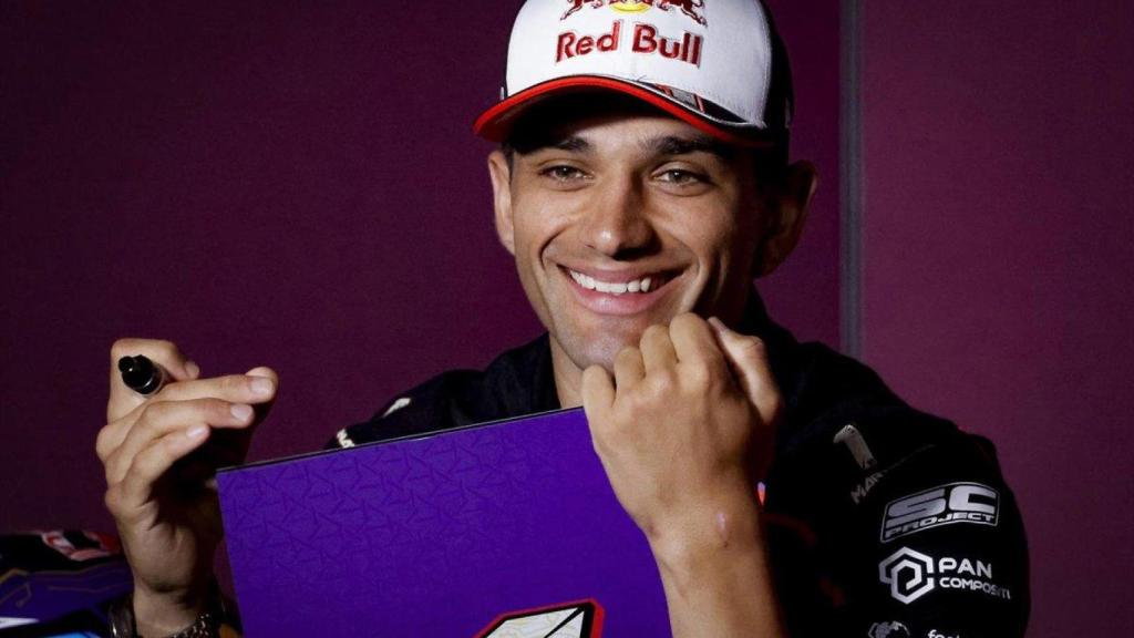 Jorge Martín durant una entrevista