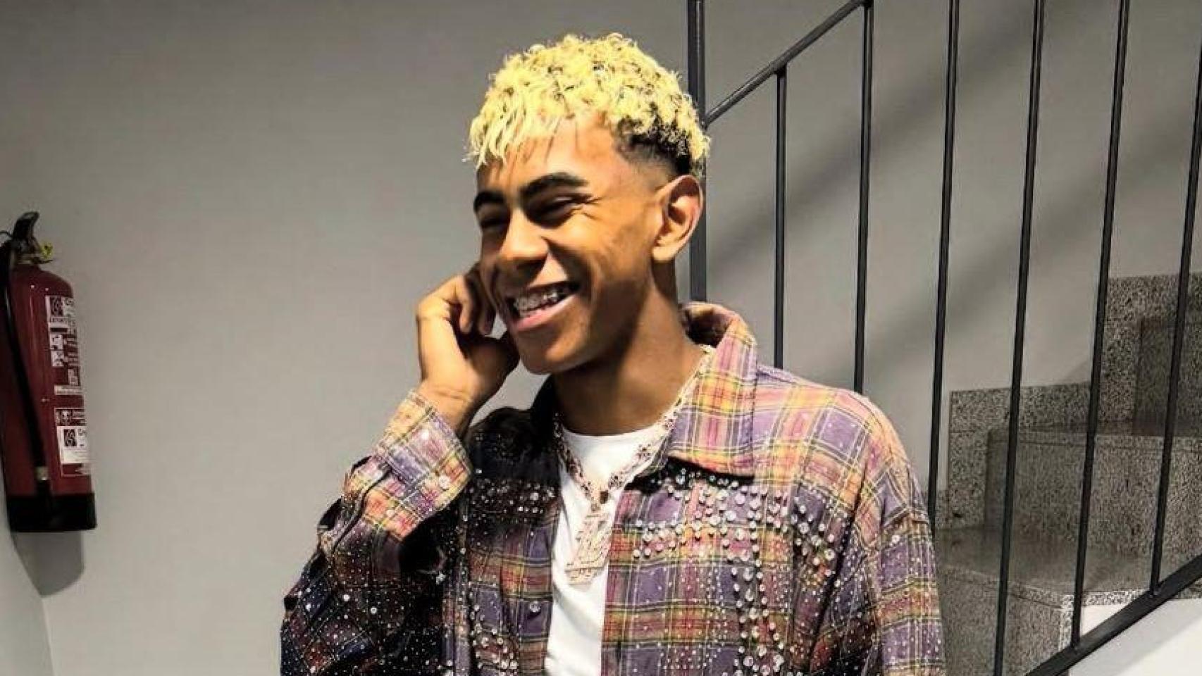 La fotografía de Lamine Yamal en su Instagram