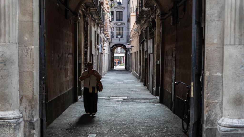 Un pasaje del barrio del Raval