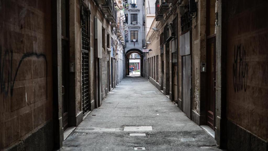 Un pasaje del barrio del Raval