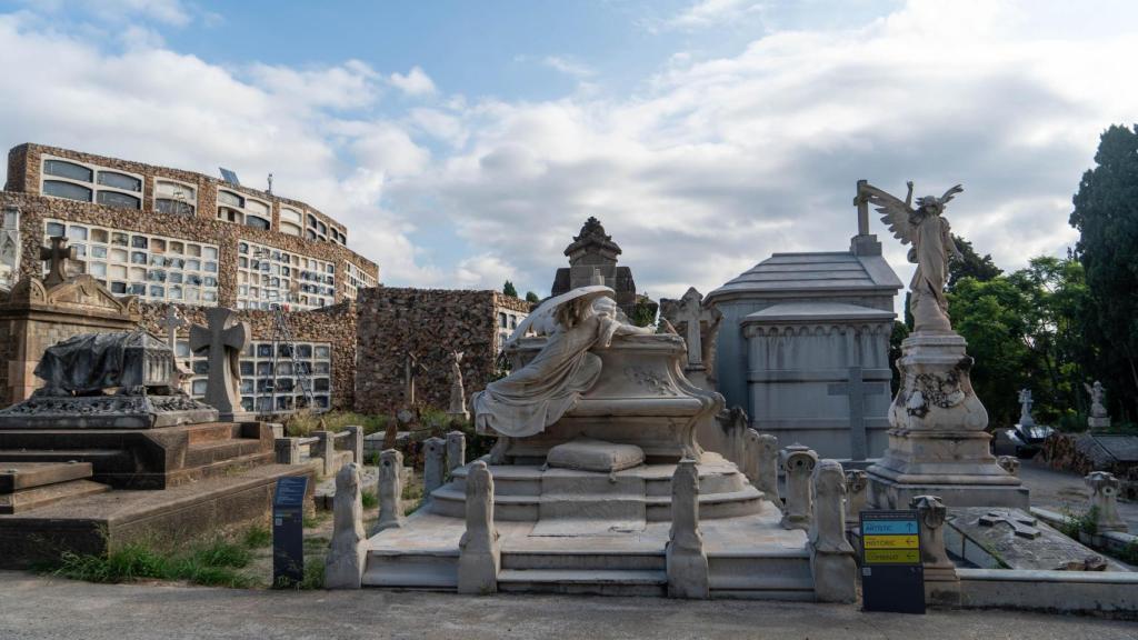 Vista del cementiri de Montjuïc