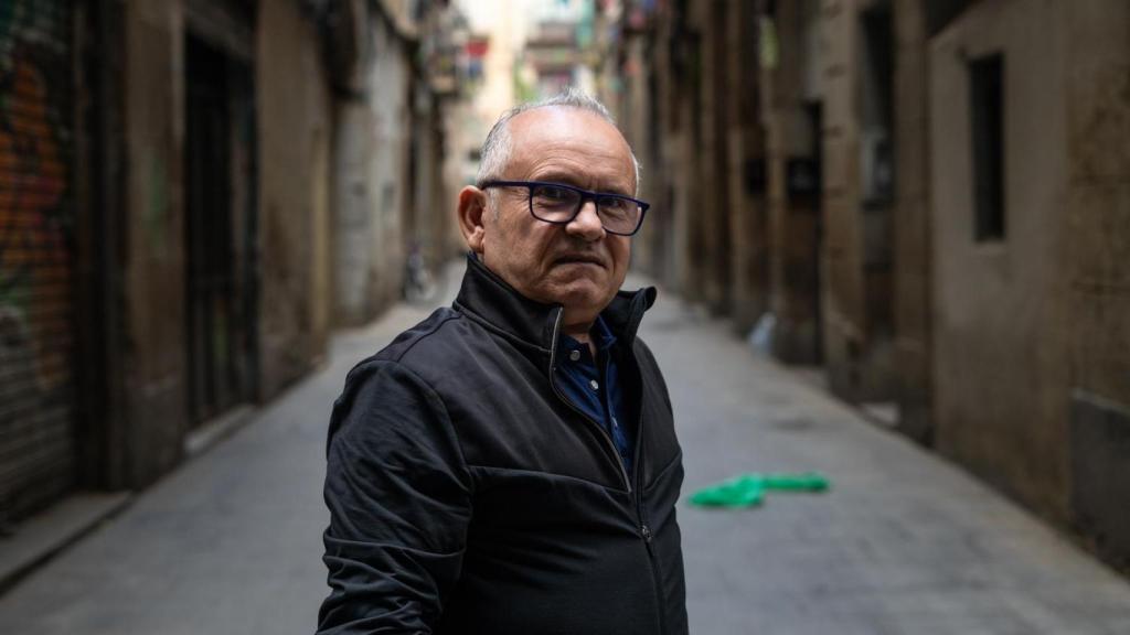 Miguel Nueva, uno de los portavoces vecinales del barrio del Raval