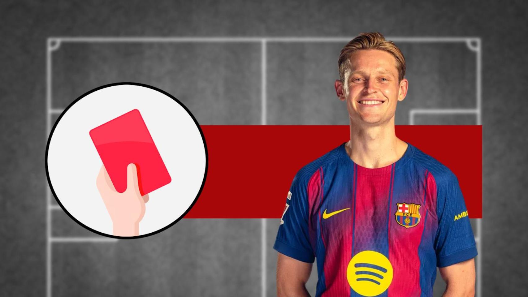 Tarjeta roja: Frenkie de Jong