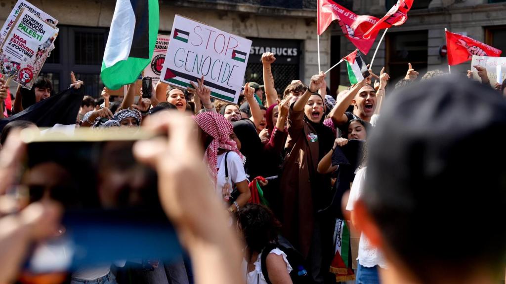 Manifestació estudiantil per Palestina del 2 d'octubre de 2025