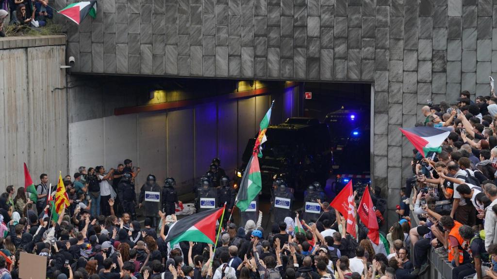 Manifestación contra Israel en Barcelona el pasado 2 de octubre