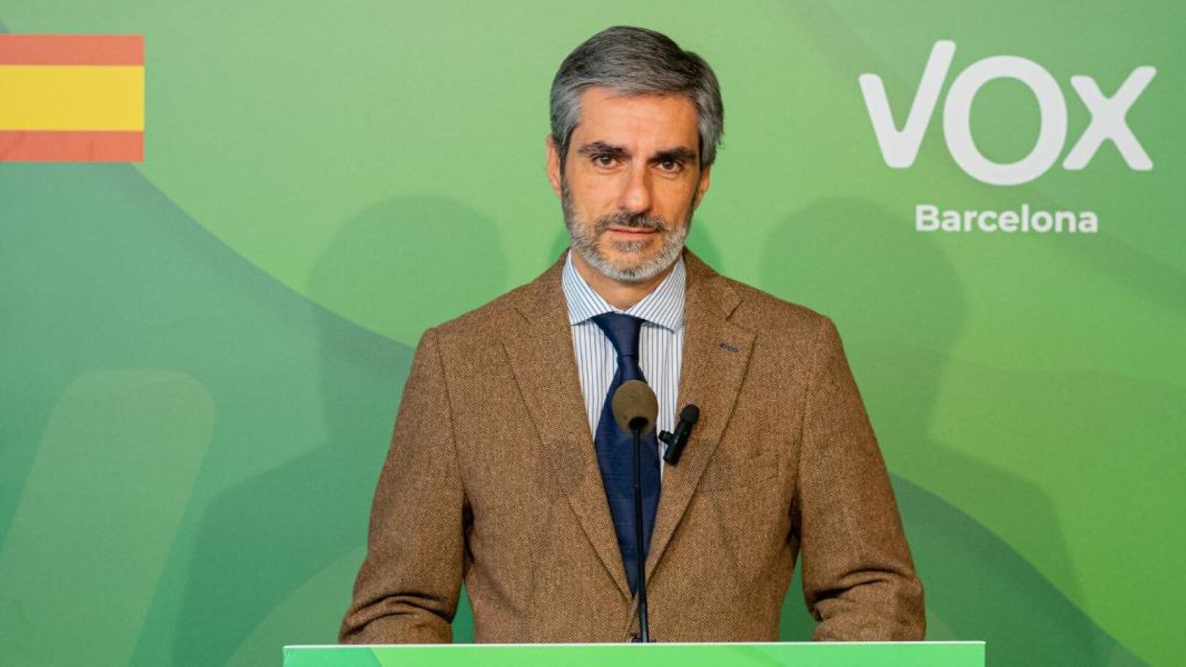 Gonzalo de Oro, líder del grupo municipal de Vox en Barcelona