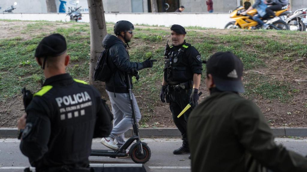 Control de patinetes en Santa Coloma de Gramenet