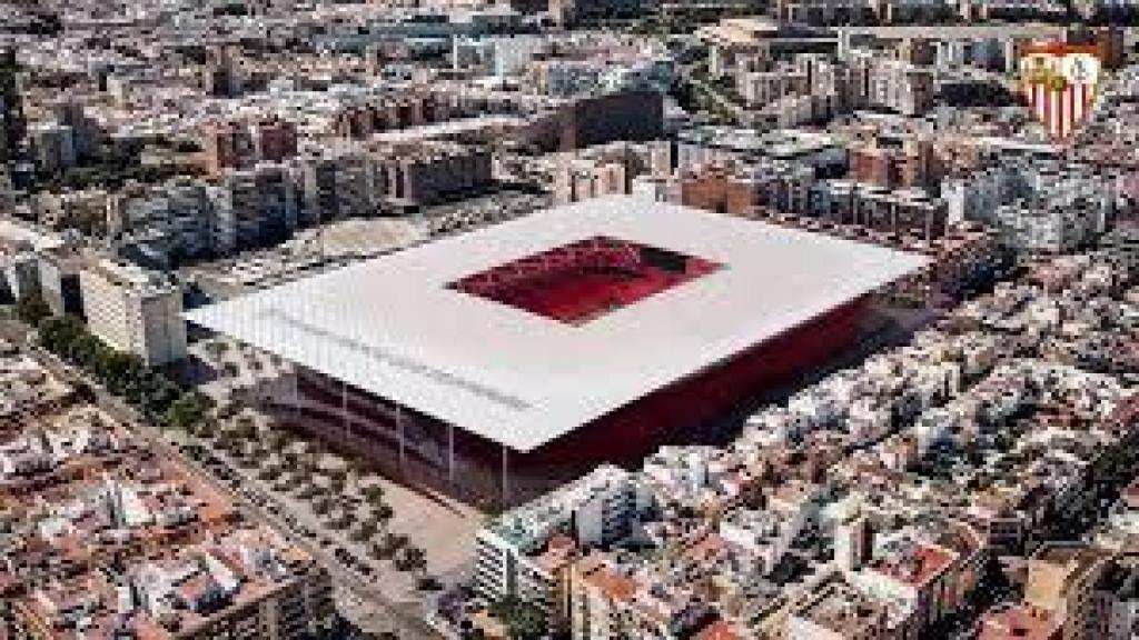Imagen virtual del futuro estadio del Sevilla