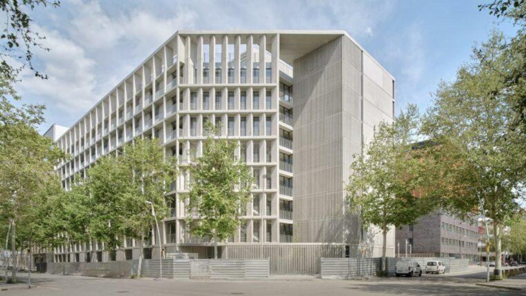 La promoción de vivienda social de la calle Veneçuela de Barcelona, en el 22@