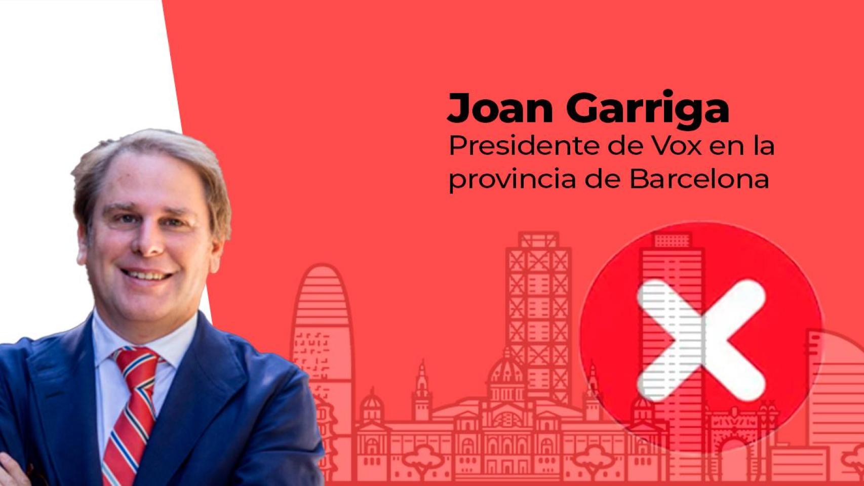 Joan Garriga, presidente de Vox en la provincia de Barcelona