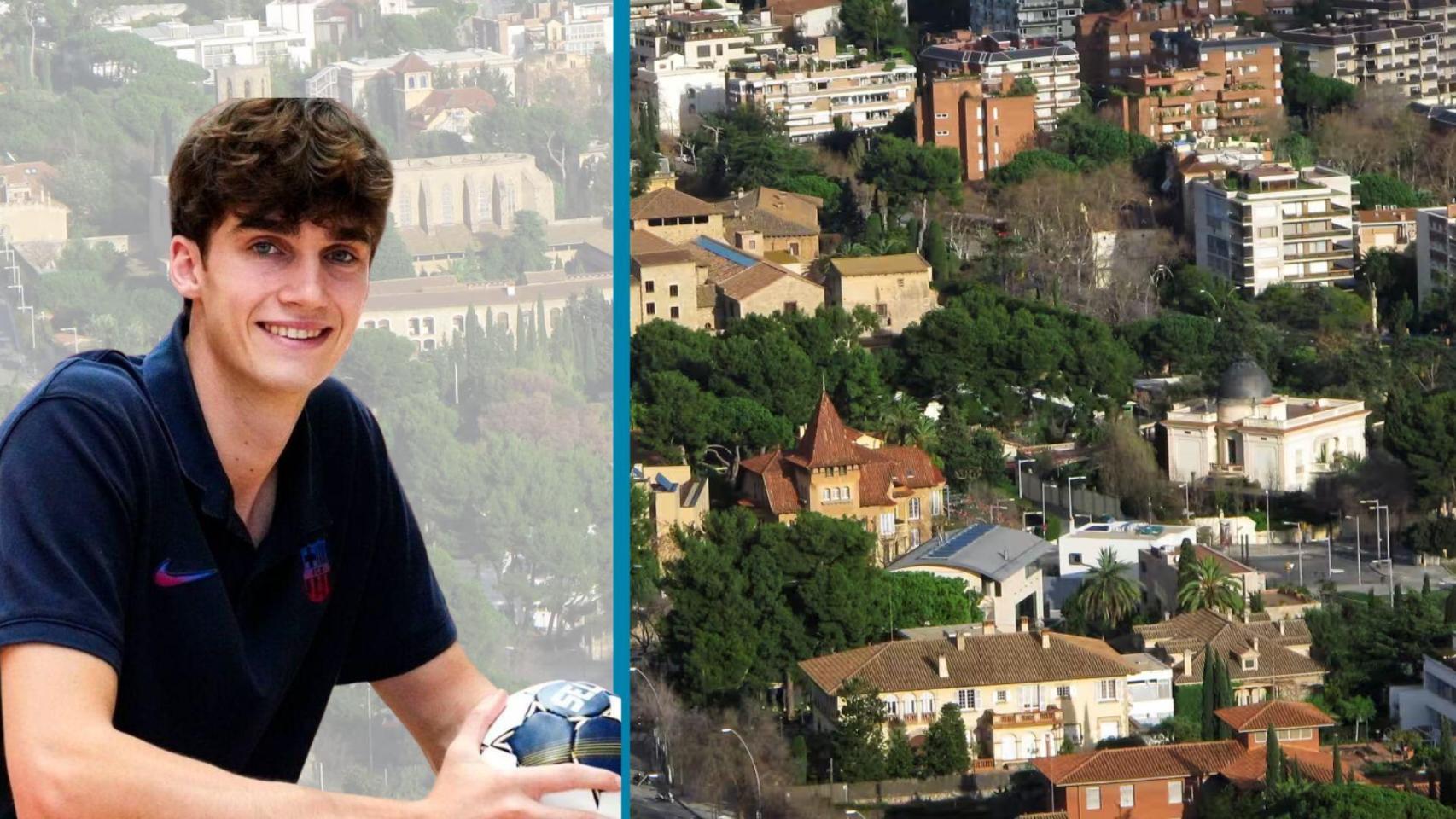 Montaje de  Pablo Urdangarin en el barrio de lujo dónde vive