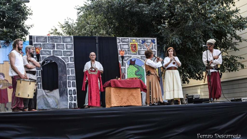 Feria Medieval de la Creu Coberta durante la edición de 2018