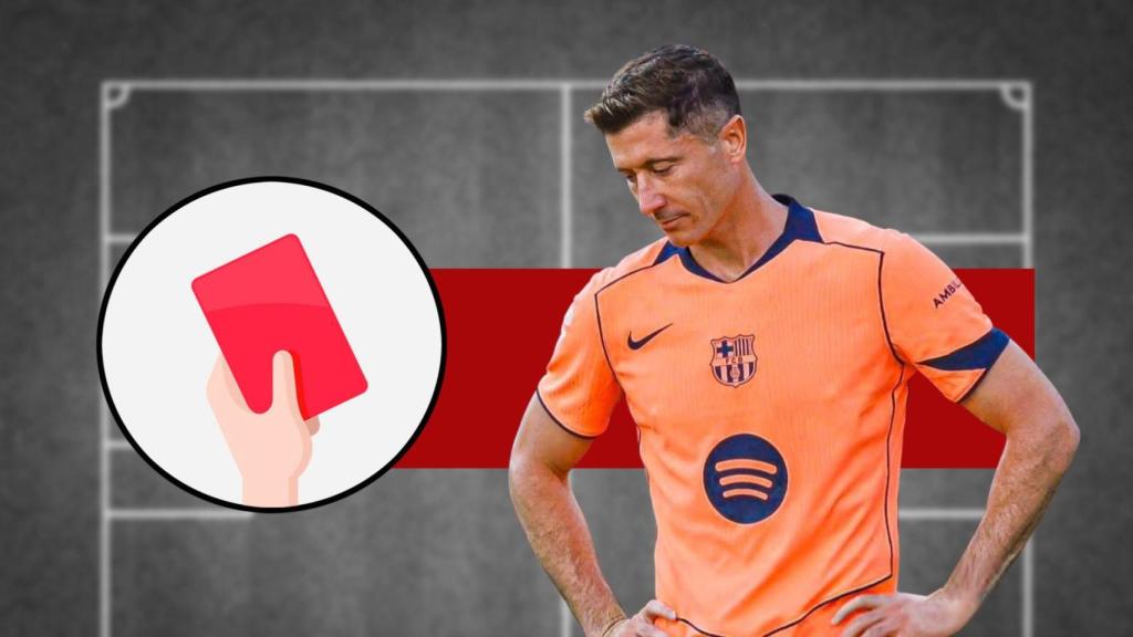 Tarjeta roja: Robert Lewandowski