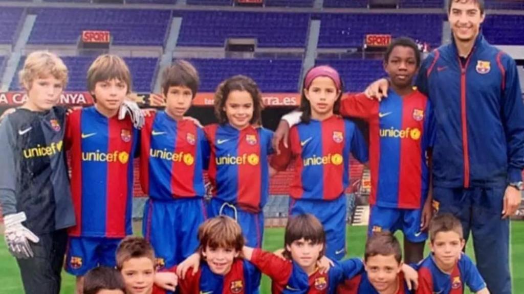 Marcus Thuram en la FCB Escola