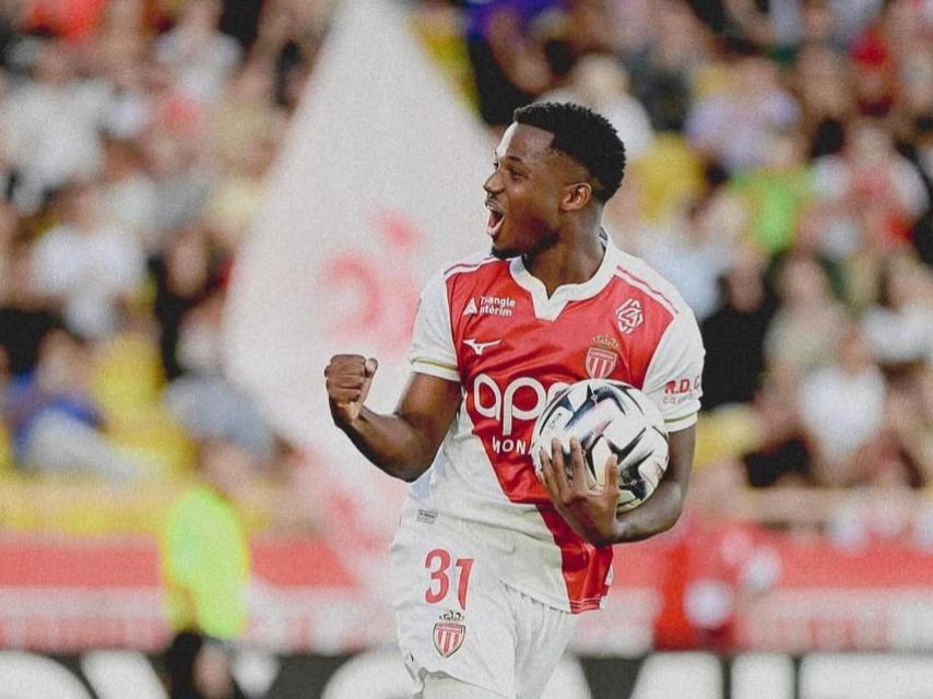 Ansu Fati celebra un gol contra el Niza