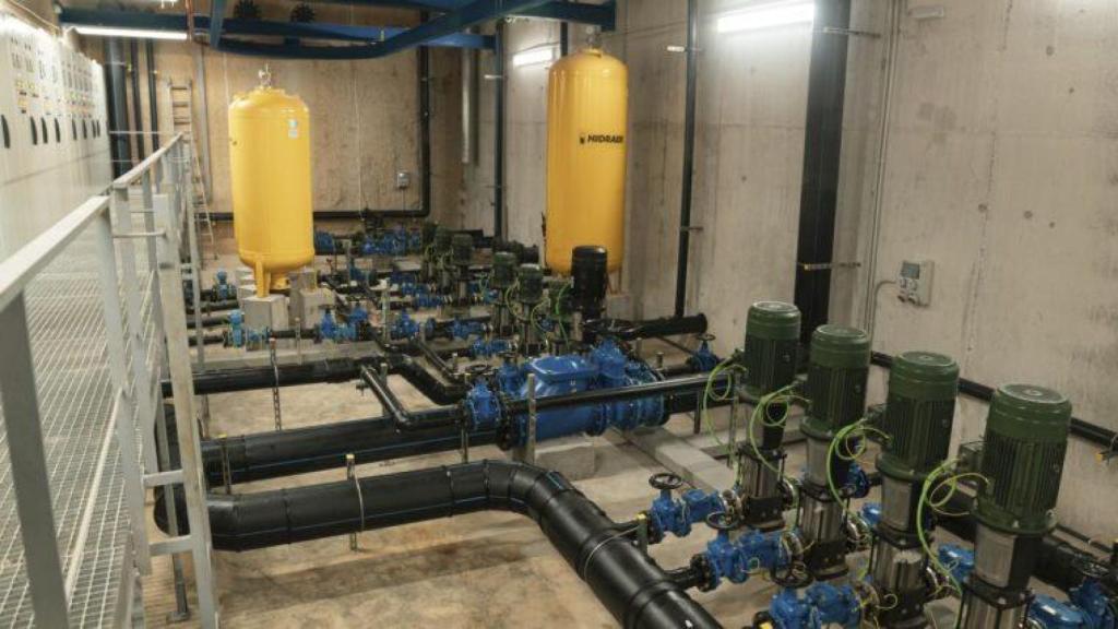 Dipòsit d'aigua freàtica a Barcelona