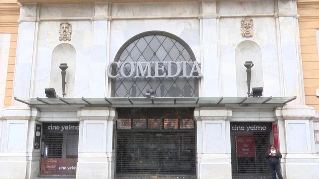 Fachada del antiguo cine Comedia