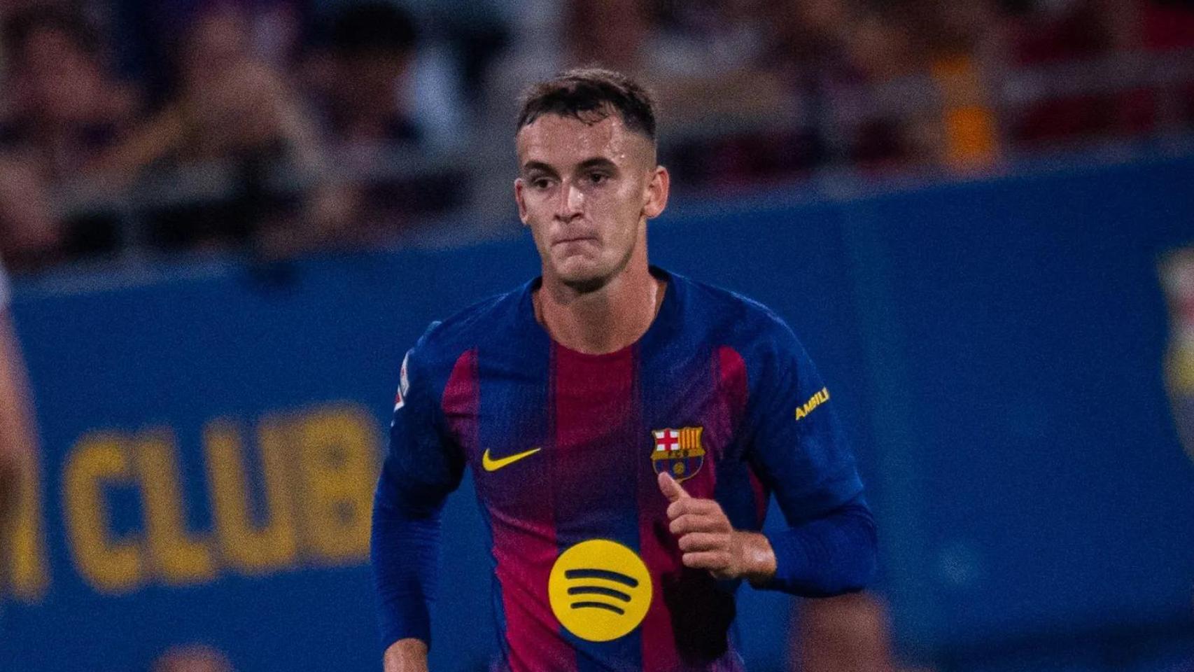 Marc Casadó, durante el Barça-Valencia