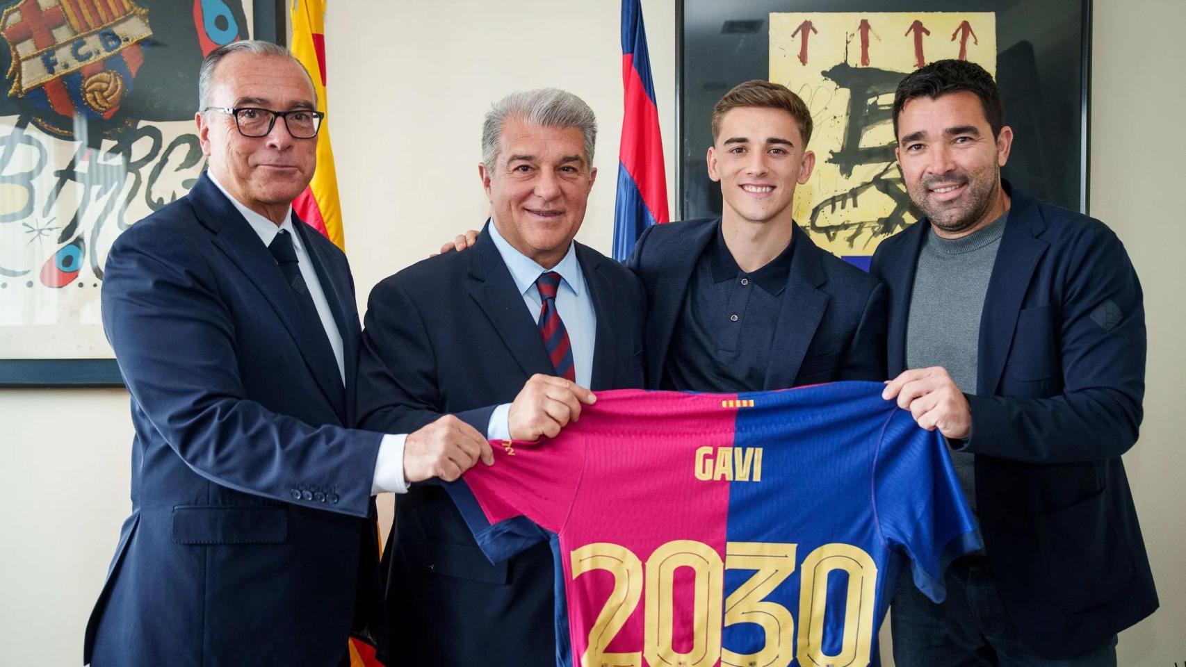 El Barça anuncia la renovación de Gavi hasta 2030