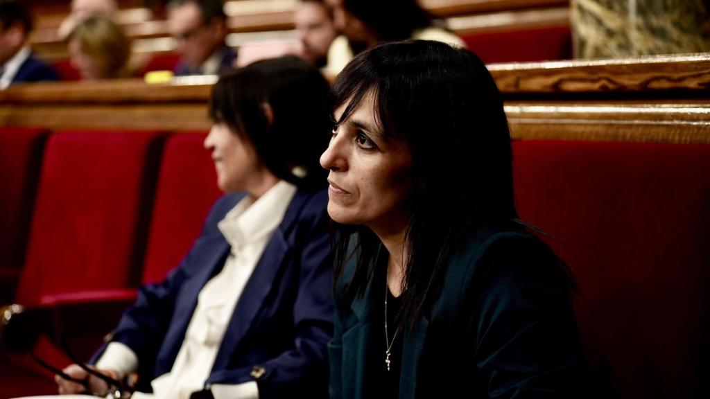 Sílvia Orriols, líder d’Aliança Catalana, en el Debat de Política General al Parlament, el 7 d’octubre de 2025