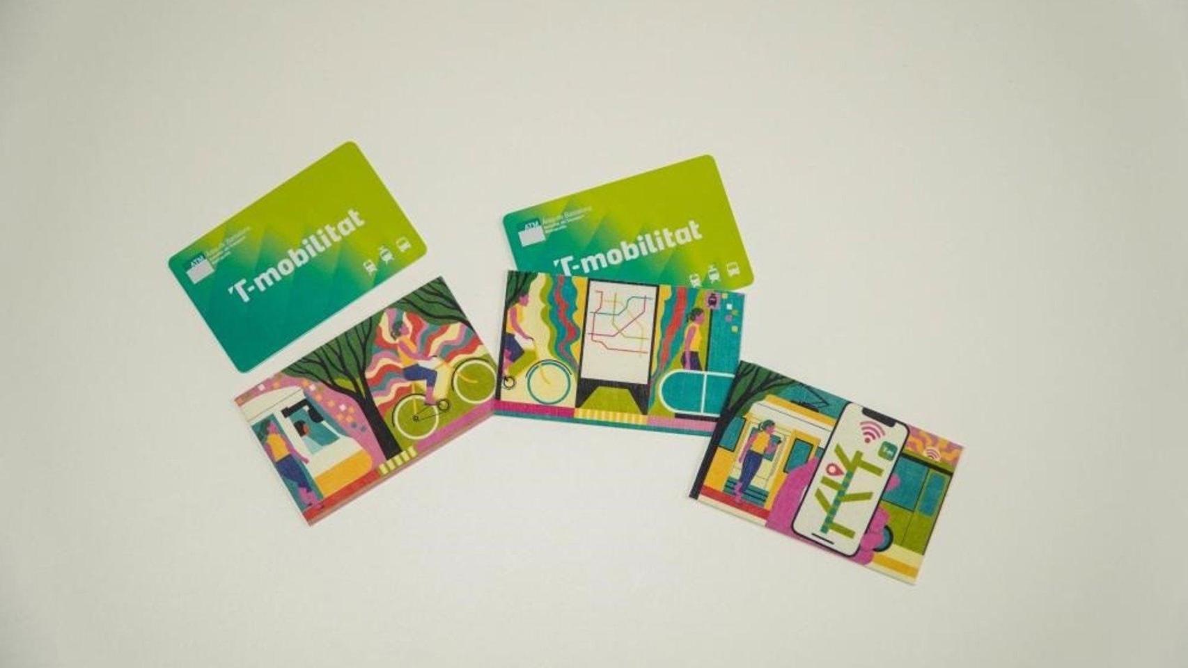 Fundas de la T-Mobilitat diseñadas por Sonia Pulido