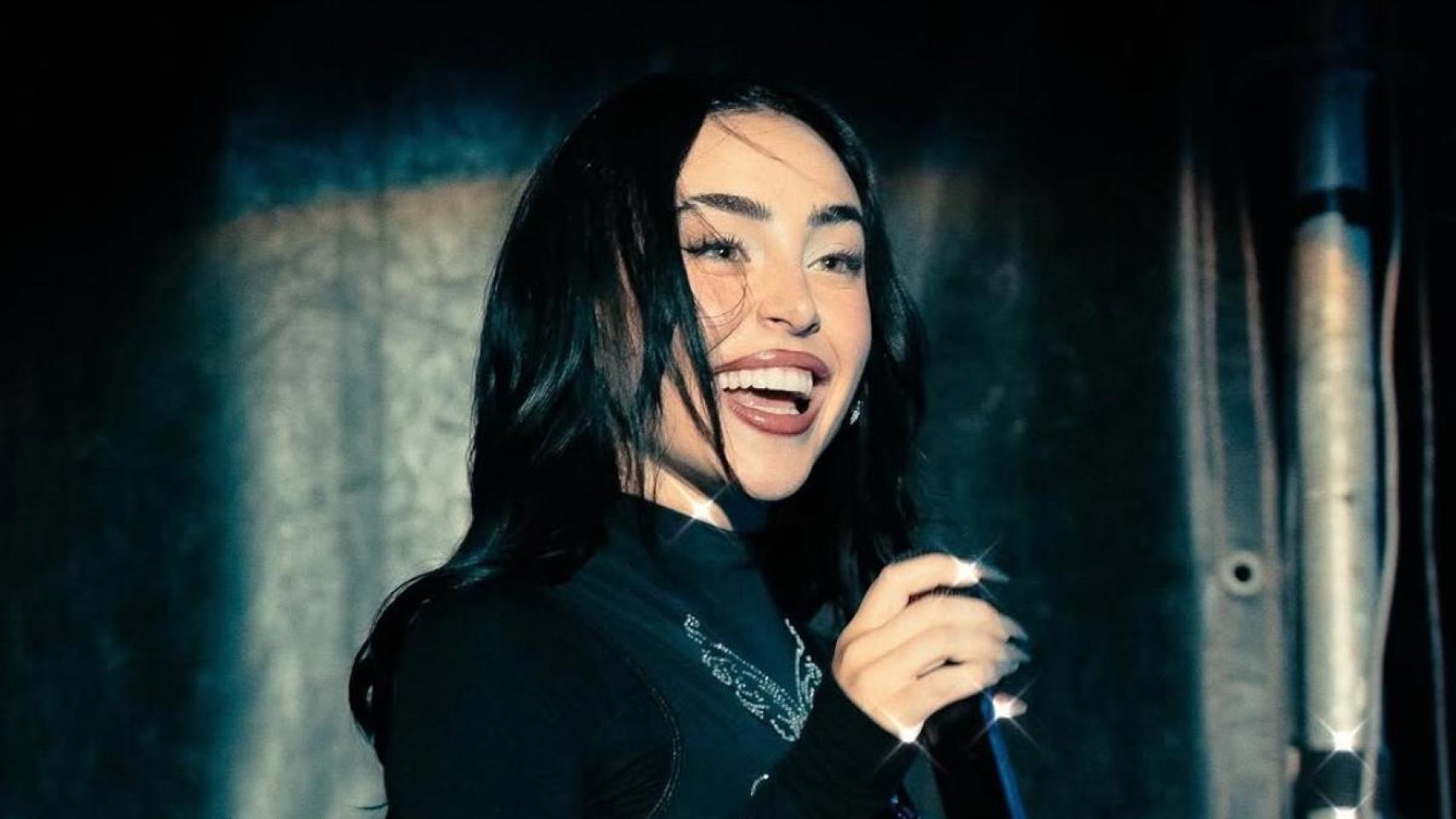 Nicki Nicole, en una actuación